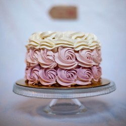 Pastel Ombré Rose Cake